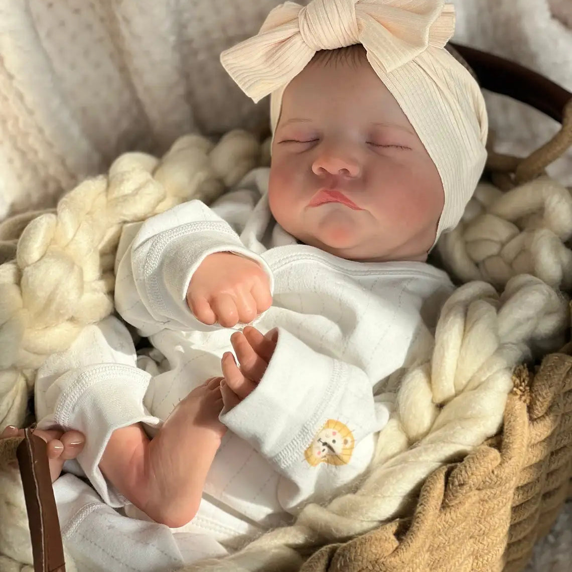 18 Zoll entzückende Jessie lebensechte Reborn-Babypuppen Mädchen