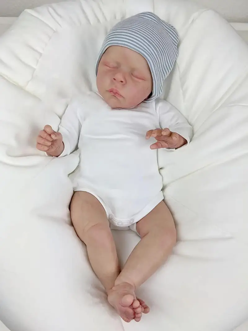 18 Zoll realistische Rita Reborn Puppen mit geschlossenen Augen - Jude