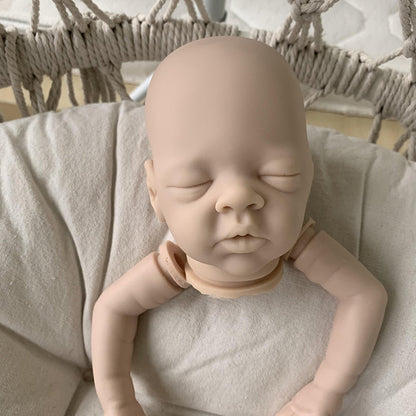 16 Zoll Gänseblümchen Geschlossene Augen DIY leeres Reborn Baby Kit