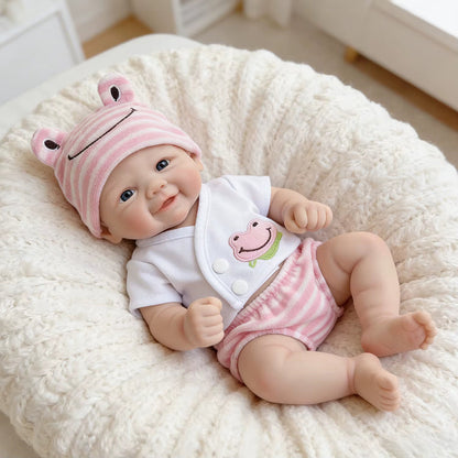 30cm weiche Silikon Reborn Babypuppe Mädchen Vivienne