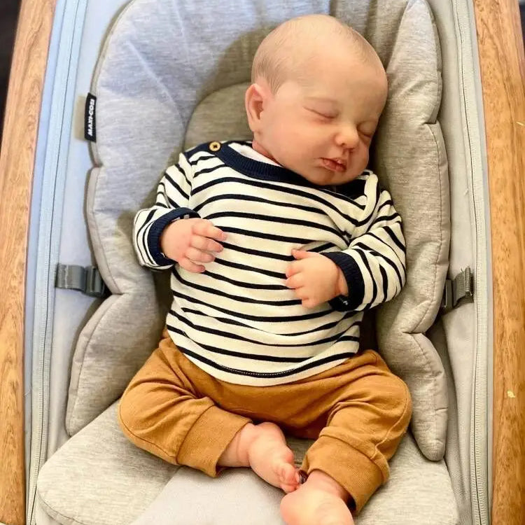 20 Zoll Süße Warner Geschlossenen Augen Reborn Puppe Junge-LouLou