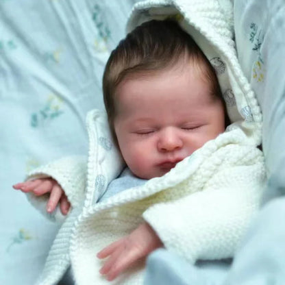 19 Zoll unlackierter Geschlossene Augen Reborn Max Puppen Kit