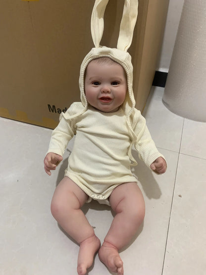 60 cm Francis Weicher Körper Reborn Puppe mit offenen Augen-Kodi