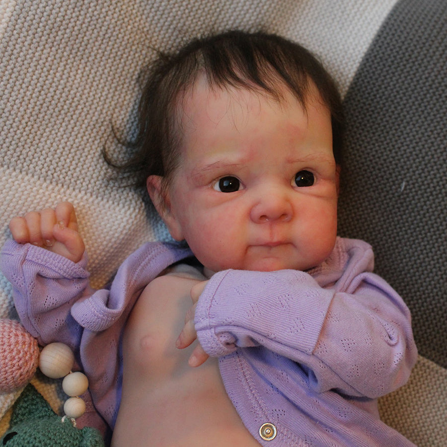 18 Zoll Reborn Puppe für Mädchen mit kurzen Haaren - Bettie