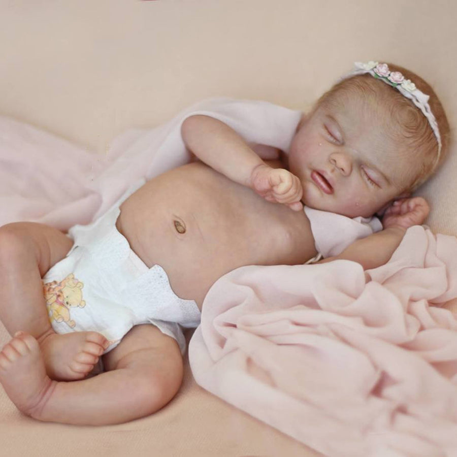 20 Zoll Geschlossene Augen Reborn Kiara unbemaltes Puppen kit