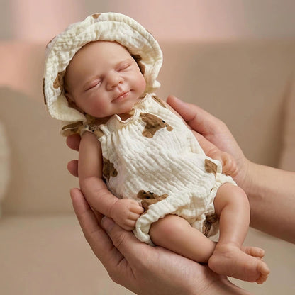 30 cm vollständig aus Silikon gefertigtes schlafendes Pascale Reborn Mädchen