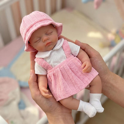 30 cm Irys Reborn Puppe aus Vollsilikon Zwillingsschwestern