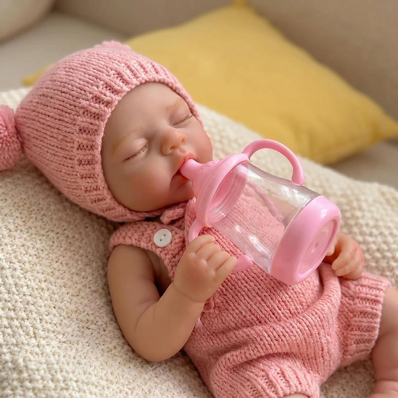 30 cm Irys Reborn Puppe aus Vollsilikon Zwillingsschwestern