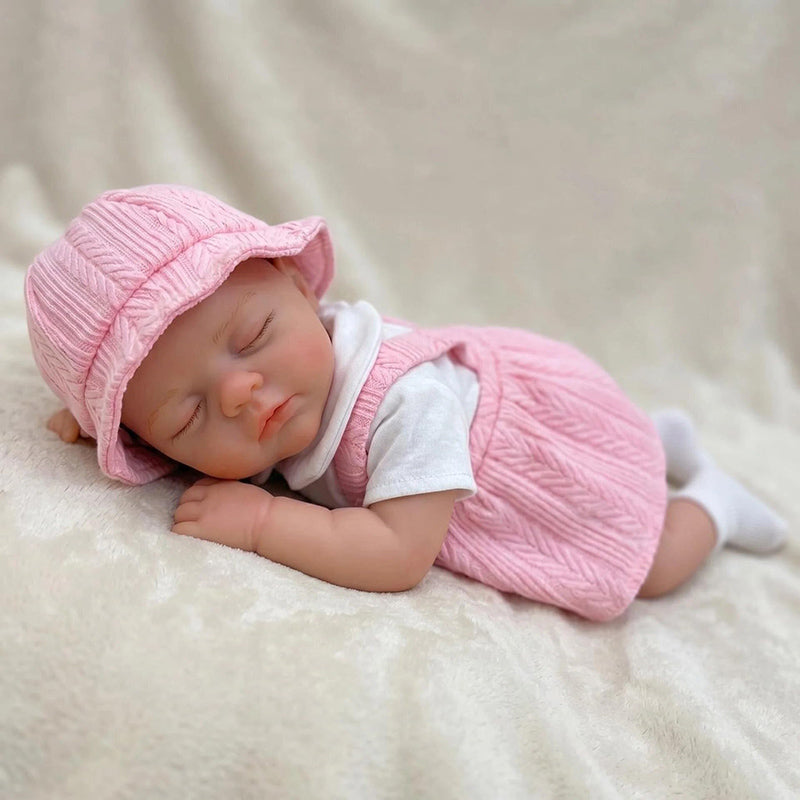 30 cm Irys Reborn Puppe aus Vollsilikon Zwillingsschwestern