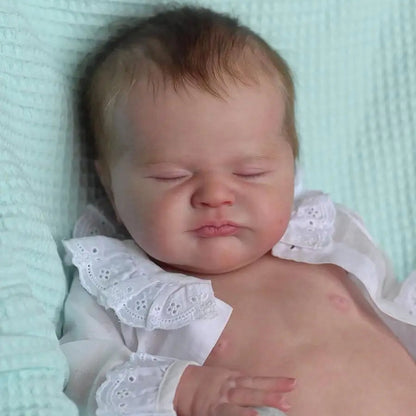19 Zoll unlackierter Geschlossene Augen Reborn Max Puppen Kit