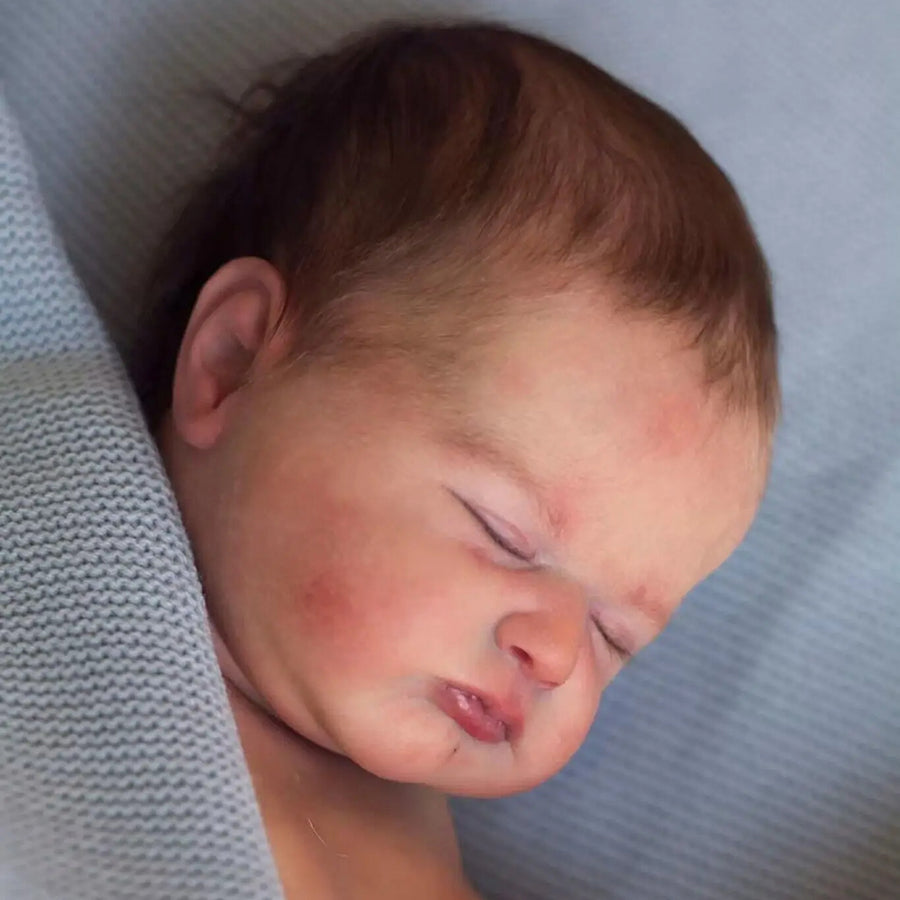 19 Zoll unlackierter Geschlossene Augen Reborn Max Puppen Kit