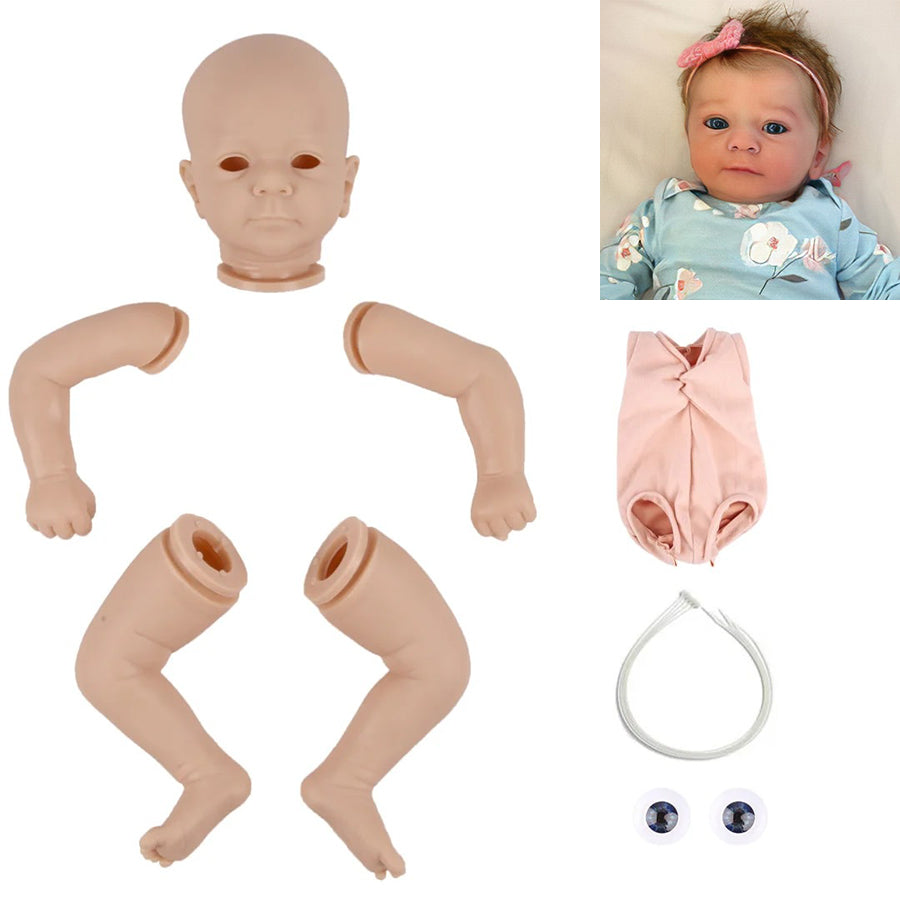 19 Zoll unbemalter Felicia Reborn Puppen Kit