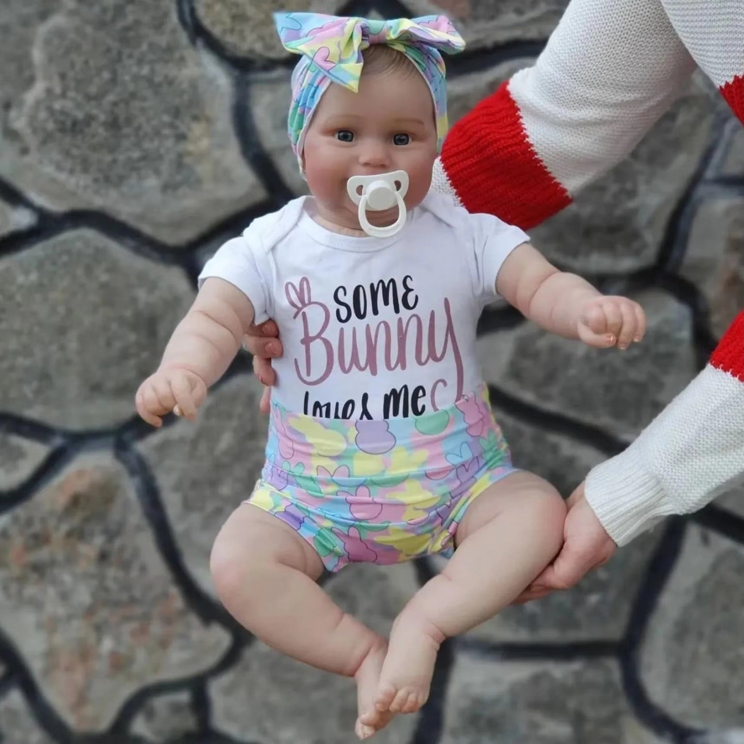 60 cm Bertha Weicher Körper Reborn Puppe mit offenen Augen-Maddie