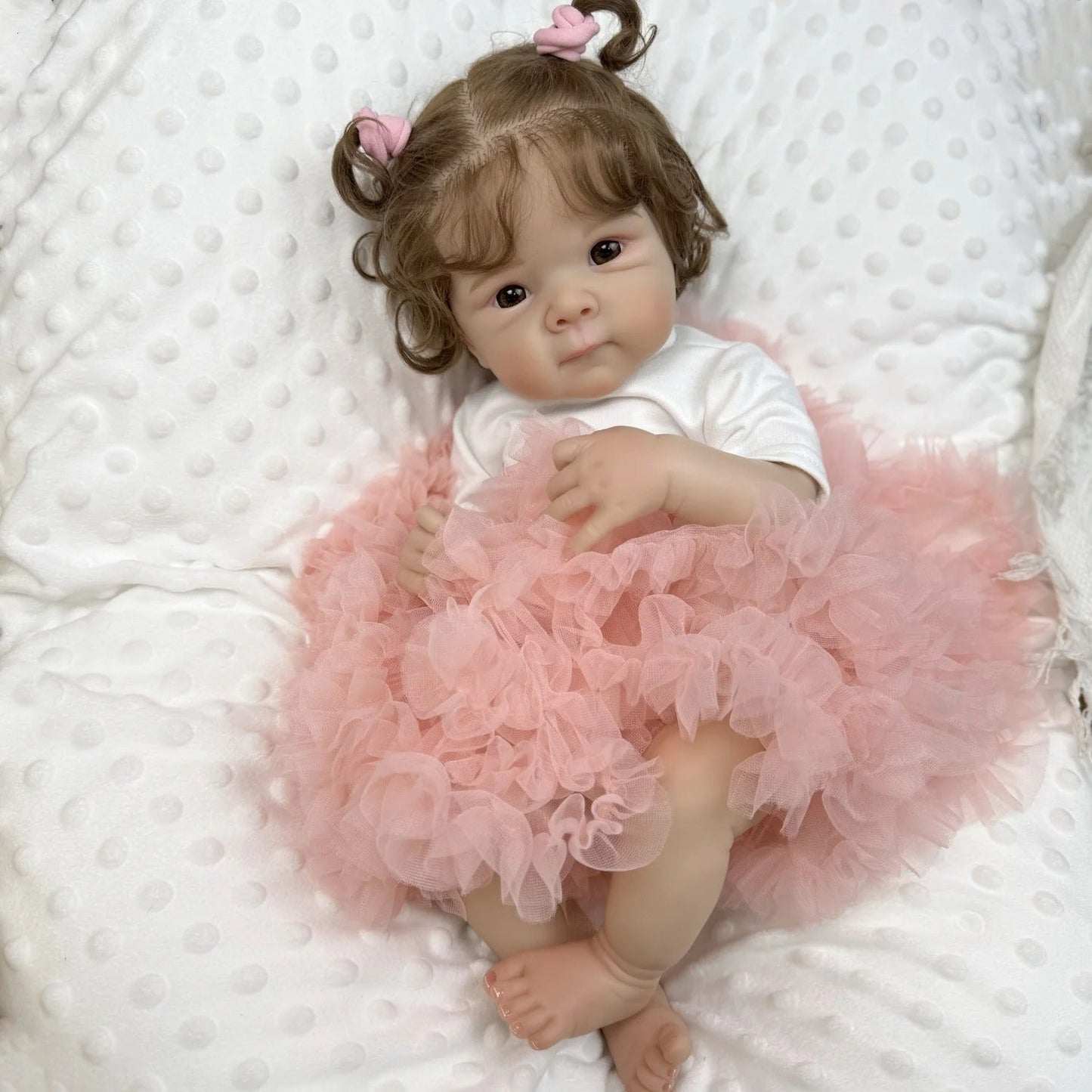 18 Zoll weiches und kuscheliges Reborn Babypuppen Mädchen – Bettie