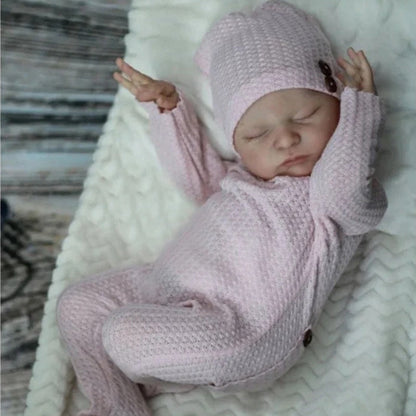 20 Zoll Cecilia Geschlossene Augen Reborn Puppen-Laura