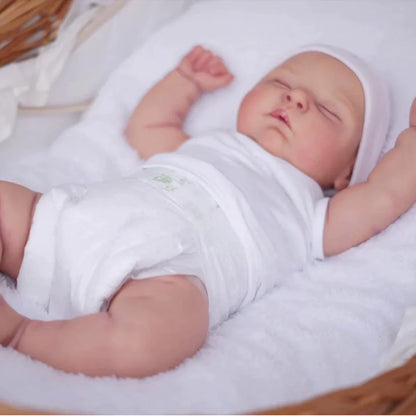 20 Zoll Gene lebensechte Reborn-Puppe mit weichem Körper und Schlaffunktion - Peaches