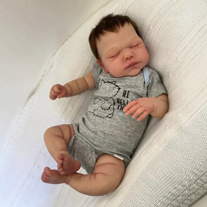 50 cm realistische Reborn-Puppen mit geschlossenen Augen und weichem Körper