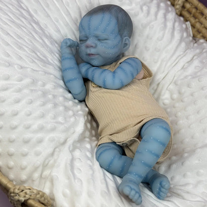48 cm Pascale Reborn-Baby-Avatar mit geschlossenen Augen