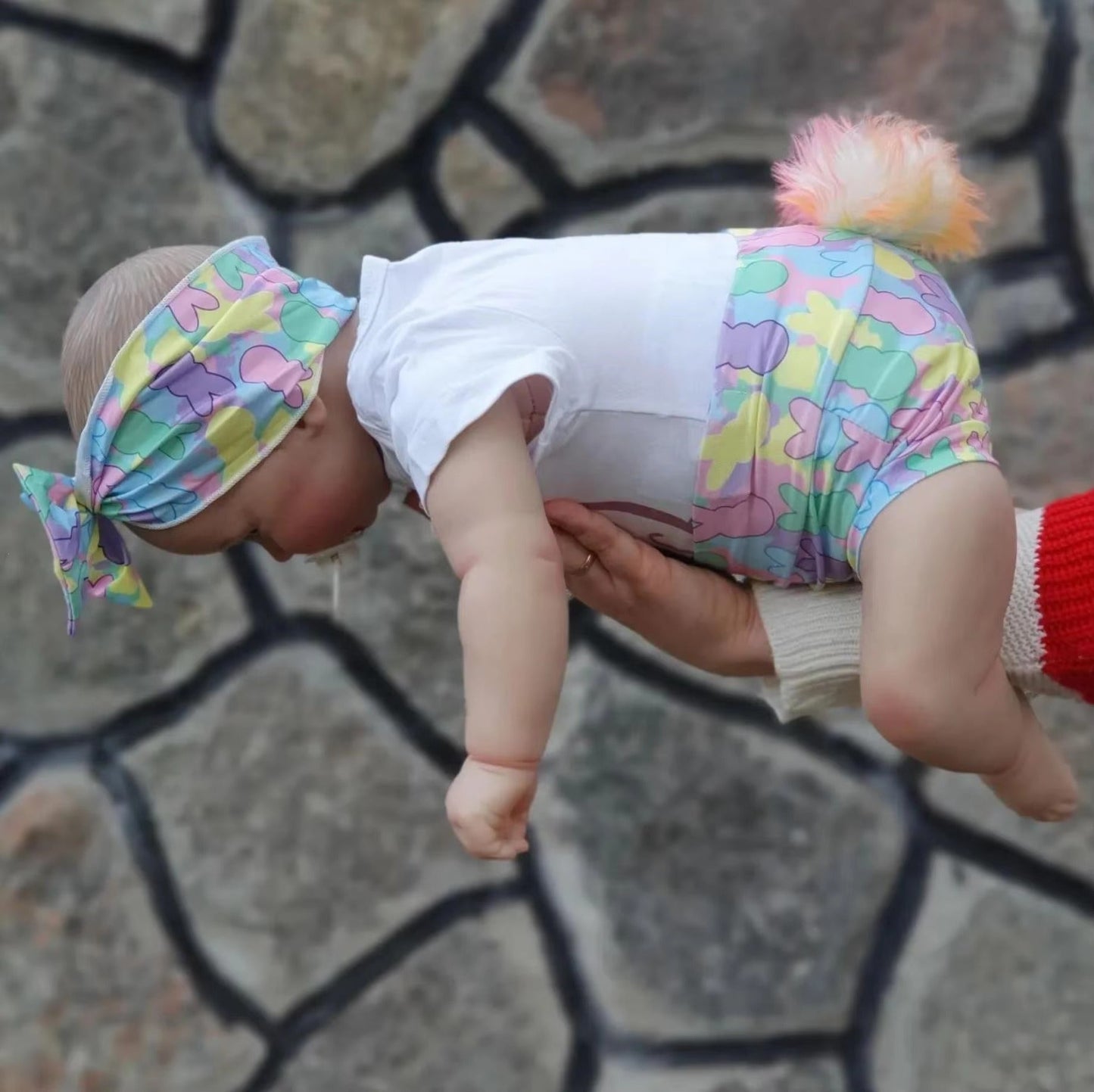 60 cm Bertha Weicher Körper Reborn Puppe mit offenen Augen-Maddie
