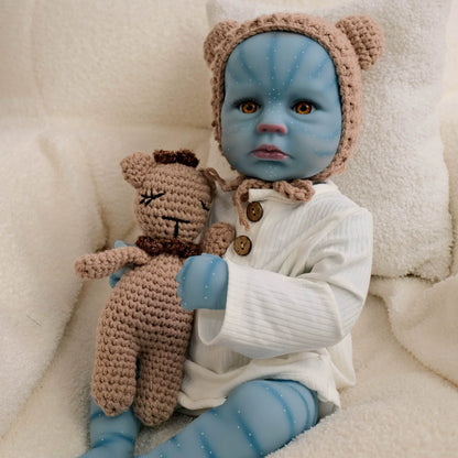 19 Zoll offene Augen Loulou Reborn Baby Avatar