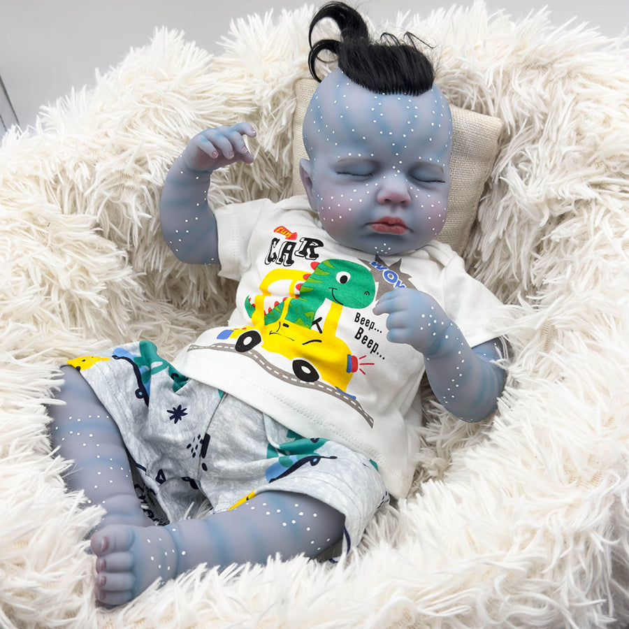 20 Zoll Rachel Geschlossene Augen Reborn Babypuppen Avatar