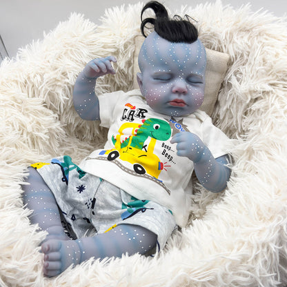 20 Zoll Rachel Geschlossene Augen Reborn Babypuppen Avatar