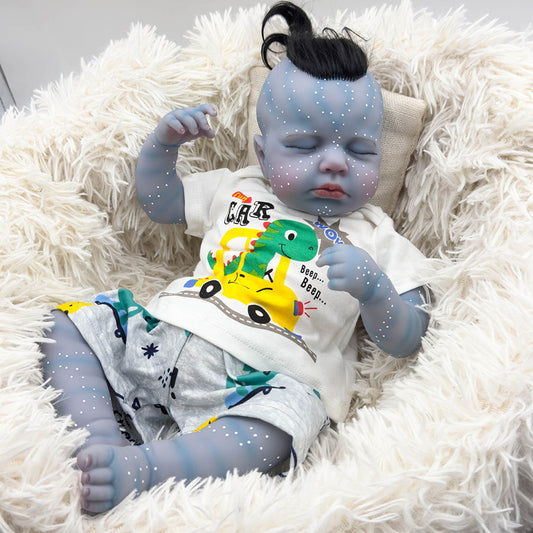 20 Zoll Rachel Geschlossene Augen Reborn Babypuppen Avatar