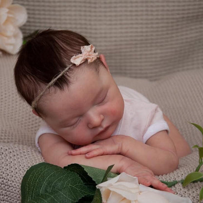 20 Zoll Meroy Geschlossene Augen Reborn Puppen Mädchen-Laura