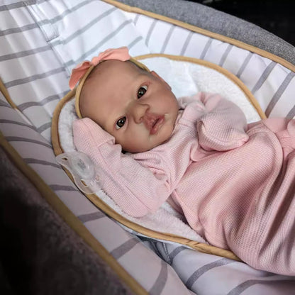 19 Zoll offene Augen Hilda Reborn Puppen-Evi