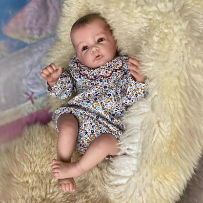 Rodney 20 Zoll Realistische Reborn Puppe mit offenen Augen und gezeichneten Haaren
