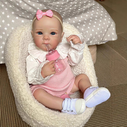 50cm Sally Blaue Augen Reborn Babypuppe Mädchen-Bettie