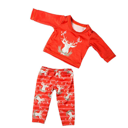 Weihnachtspuppenkleidung für 18 Zoll Reborn-Puppen
