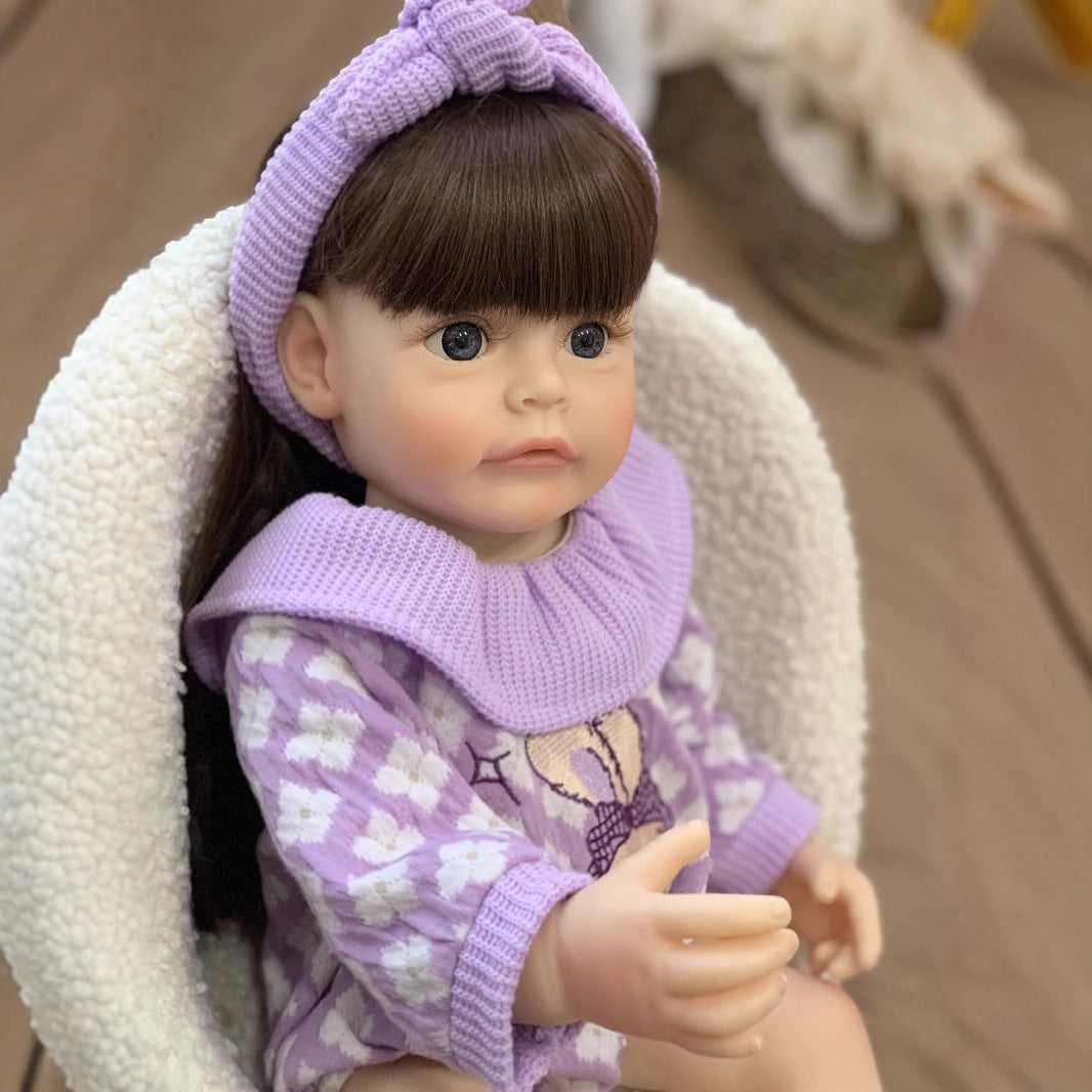 22 Zoll süßes Reborn-Puppenmädchen mit langen Haaren - Suesue