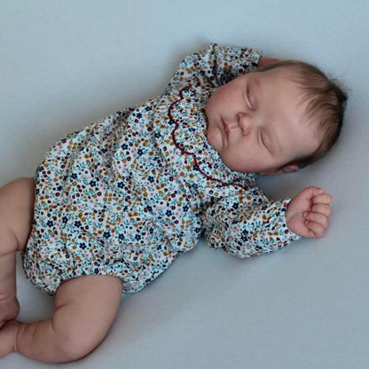 Sylvia 20 Zoll Reborn Puppe mit geschlossenen Augen - Peaches