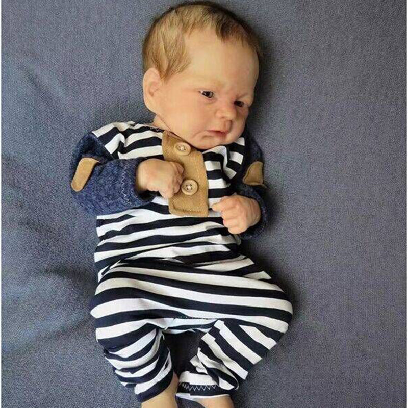 Leona offene Augen 19 Zoll Reborn Puppen-Elijah