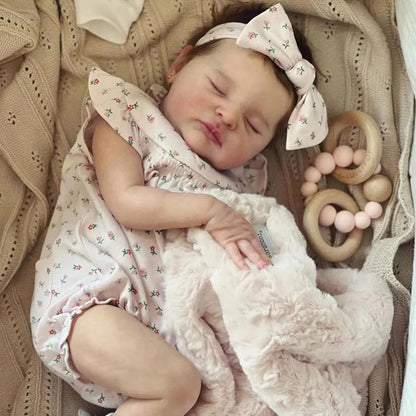 20 Zoll Grace Reborn Puppe mit geschlossenen Augen und Stirnband - Laura