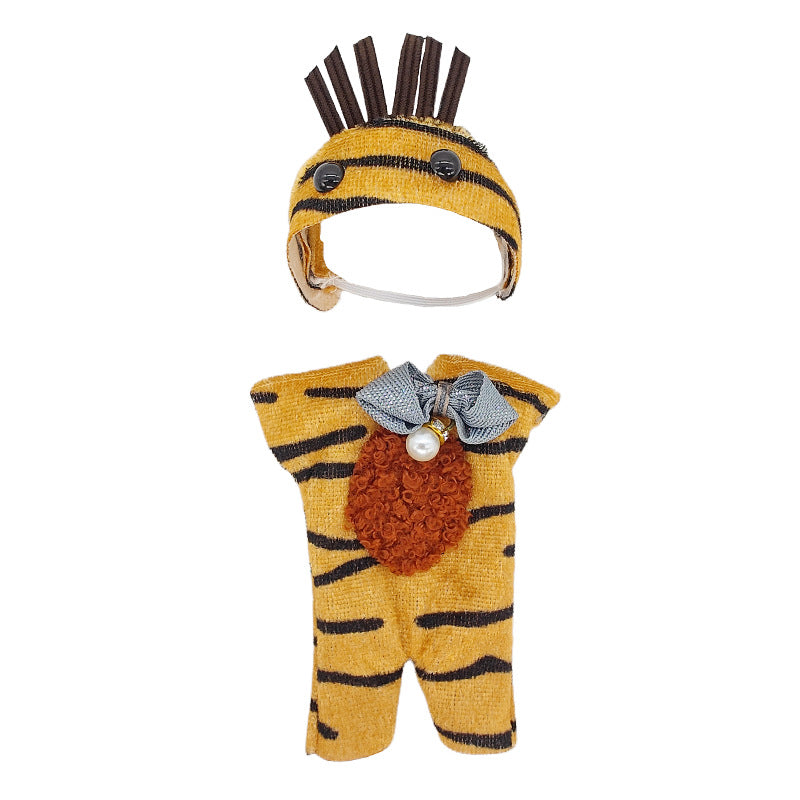 Cartoon-Kleid für 6 Zoll (15 cm) Minipuppen
