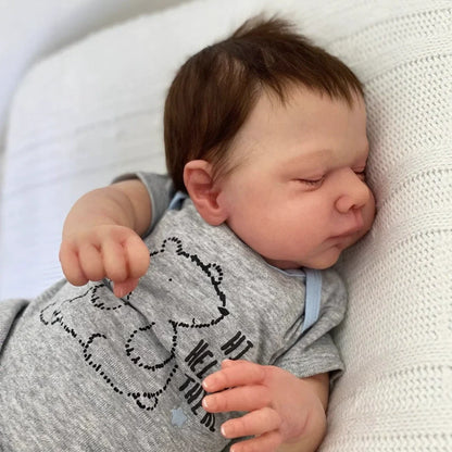 50 cm realistische Reborn-Puppen mit geschlossenen Augen und weichem Körper
