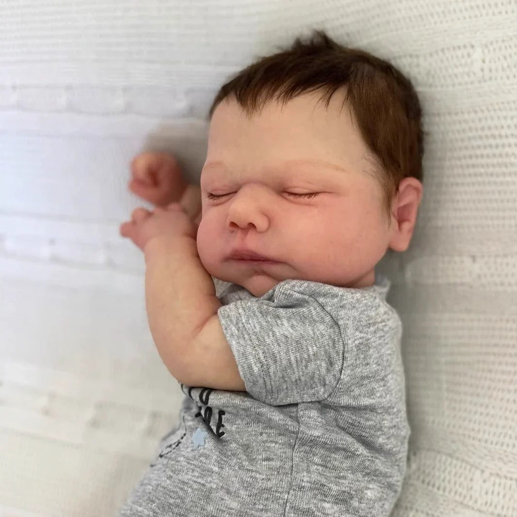 50 cm realistische Reborn-Puppen mit geschlossenen Augen und weichem Körper