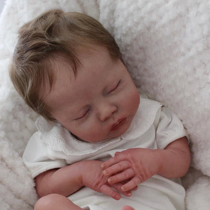 18 Zoll süße Reborn Babypuppen schlafen mit kurzen Haaren - Deliah