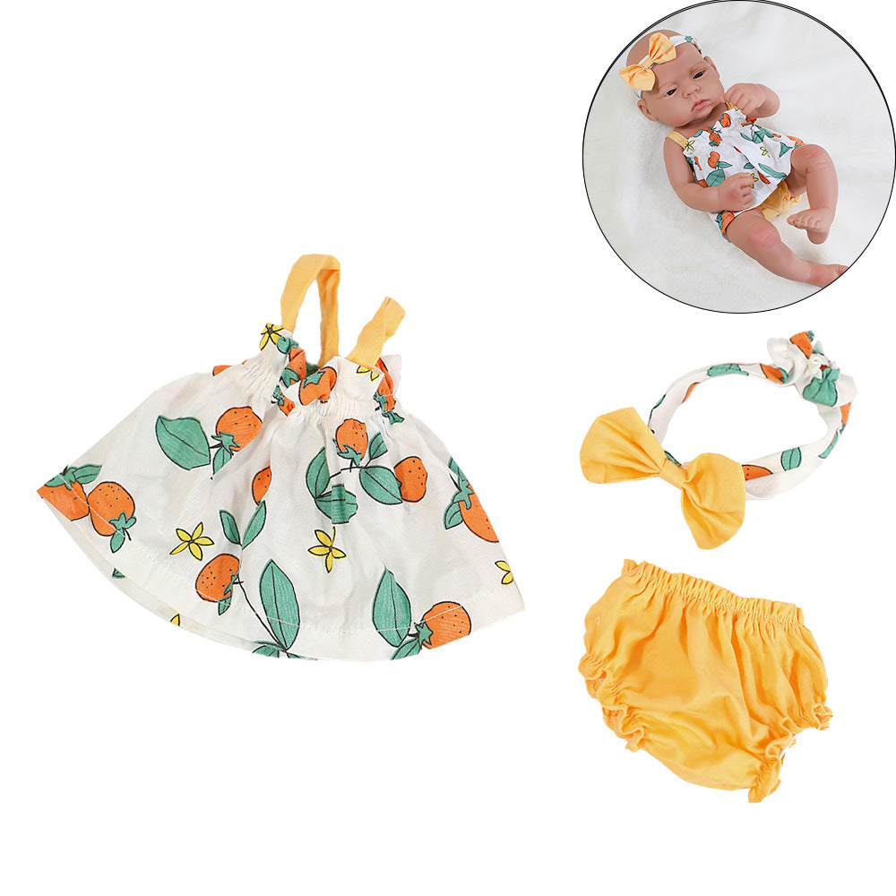 16-17 Zoll Reborn-Kleid 3-teiliges Set