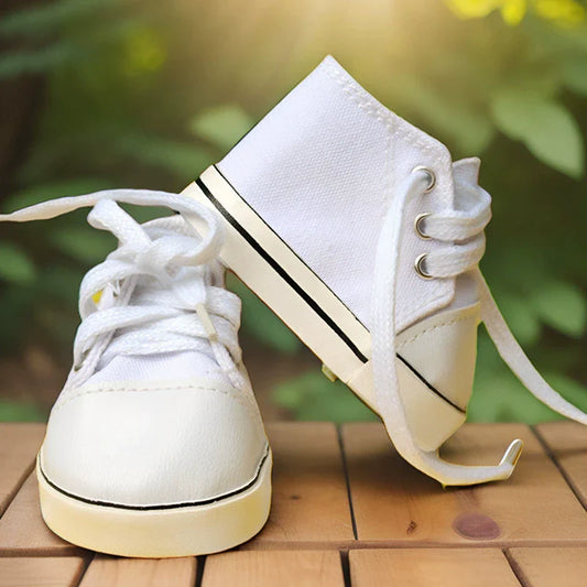 Hohe Segeltuchschuhe für 50–55 cm Reborn Babypuppen