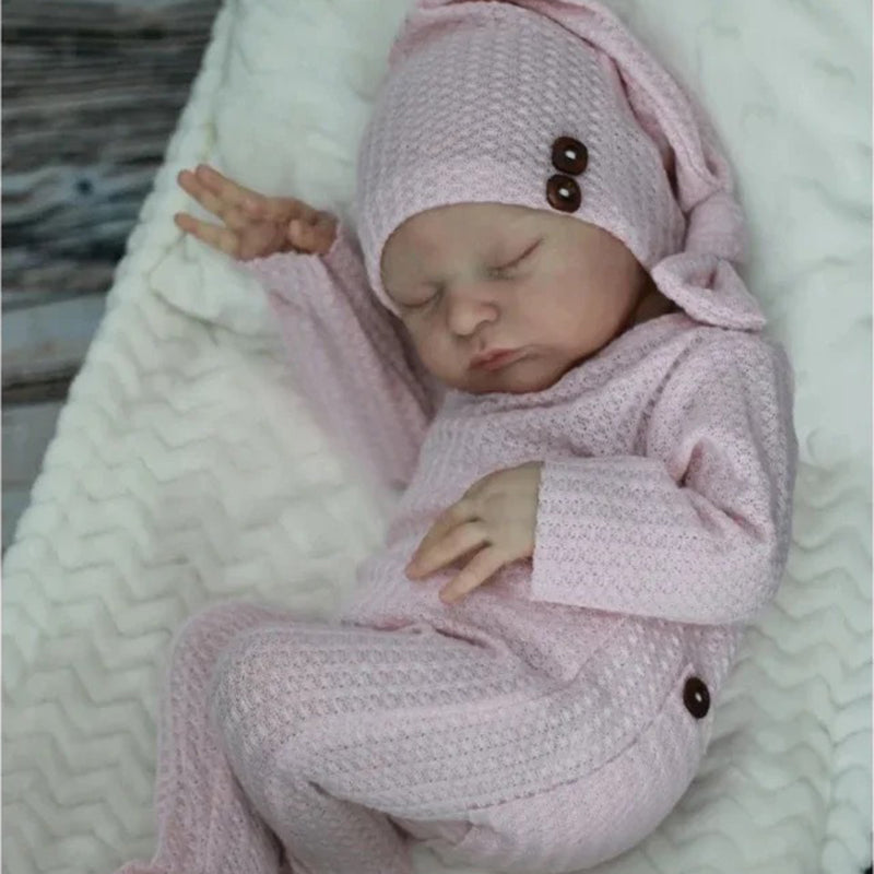 20 Zoll Cecilia Geschlossene Augen Reborn Puppen-Laura