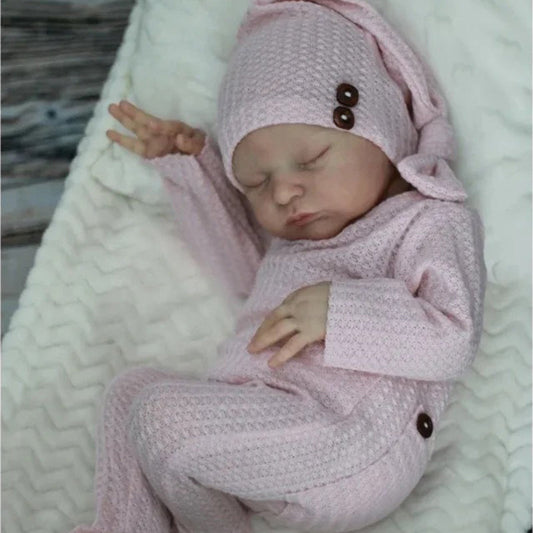 20 Zoll Cecilia Geschlossene Augen Reborn Puppen-Laura