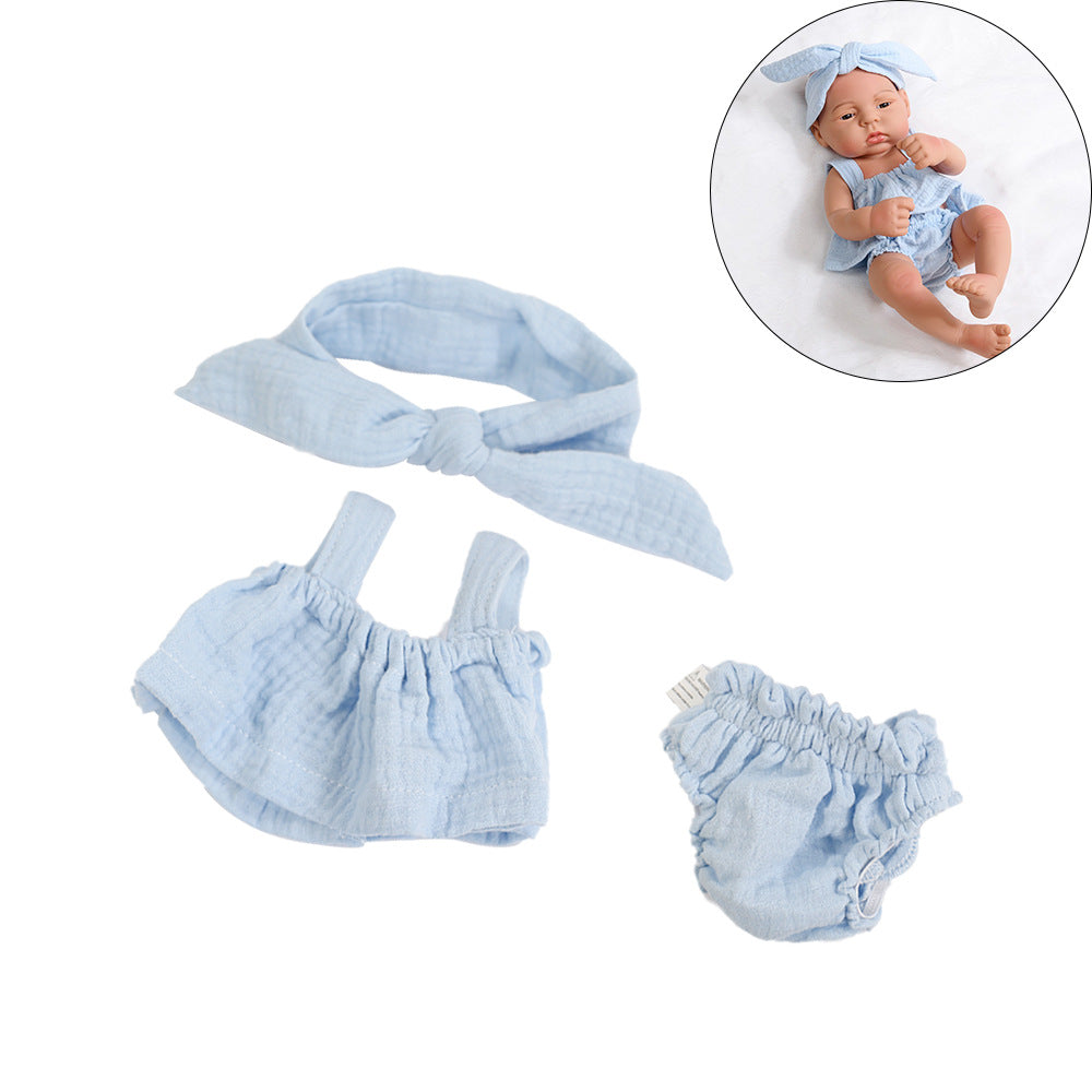16-17 Zoll Reborn-Kleid 3-teiliges Set