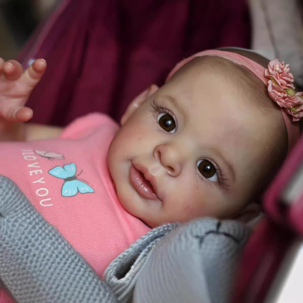 Süße 21 Zoll süße Reborn Babypuppen ohne Haare-Jaylan
