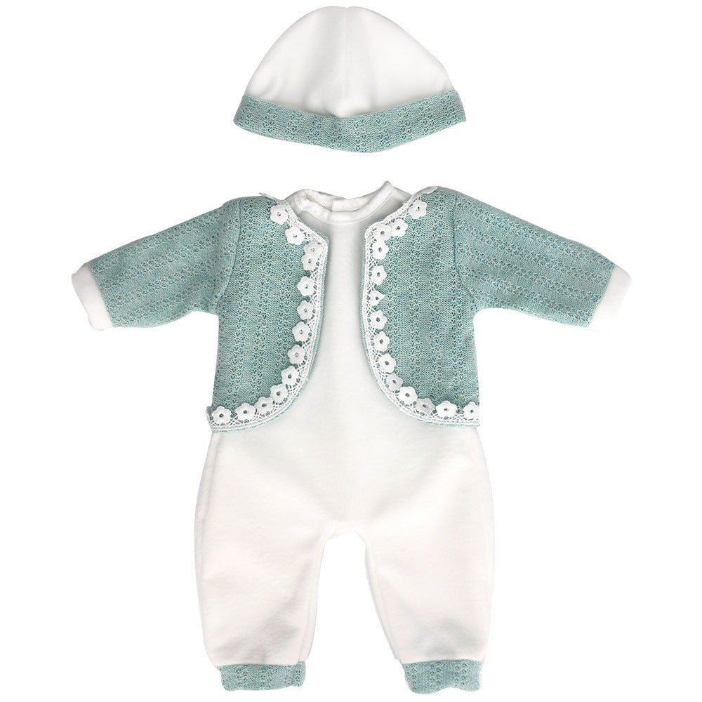 Süße Kleidung mit Hut für 16-18 Zoll Reborn Puppen