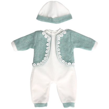 Süße Kleidung mit Hut für 16-18 Zoll Reborn Puppen