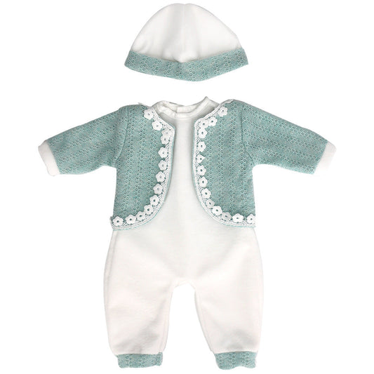Süße Kleidung mit Hut für 16-18 Zoll Reborn Puppen