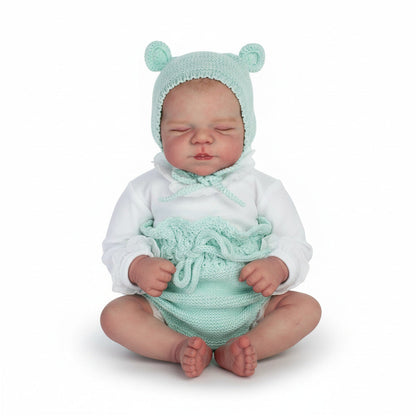 48 cm 3D-Haut-Schlafpuppe Pascale